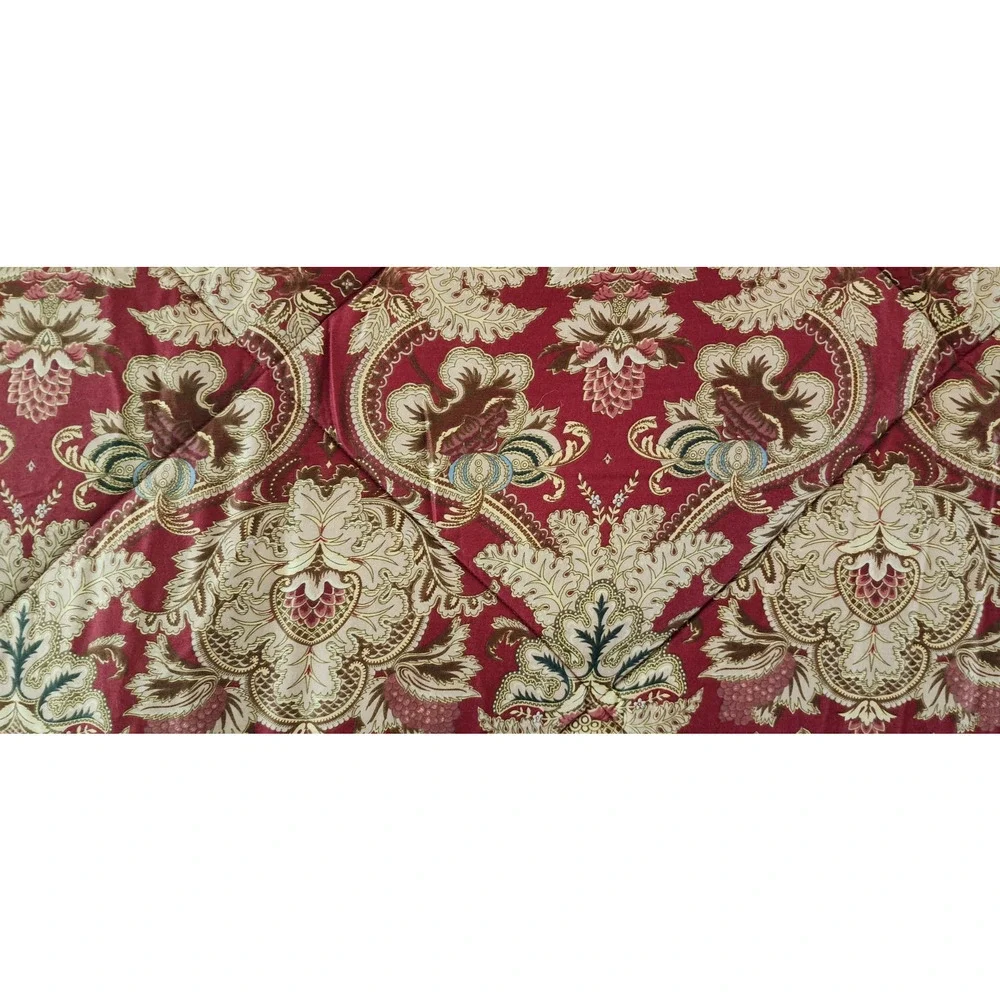 Ralph Lauren Jardiniere Red Sateen Comforter Full/Queen